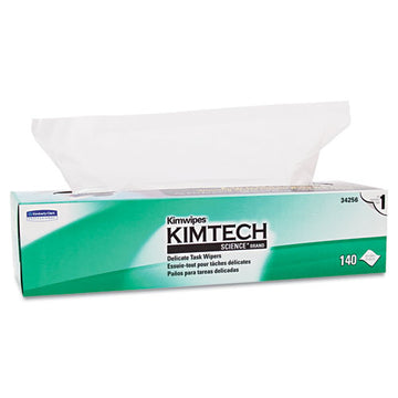 Kimtech™ Kimwipes Delicate Task Wipers, 1-ply, 16 3-5 X 16 5-8, 140-box freeshipping - TVN Wholesale